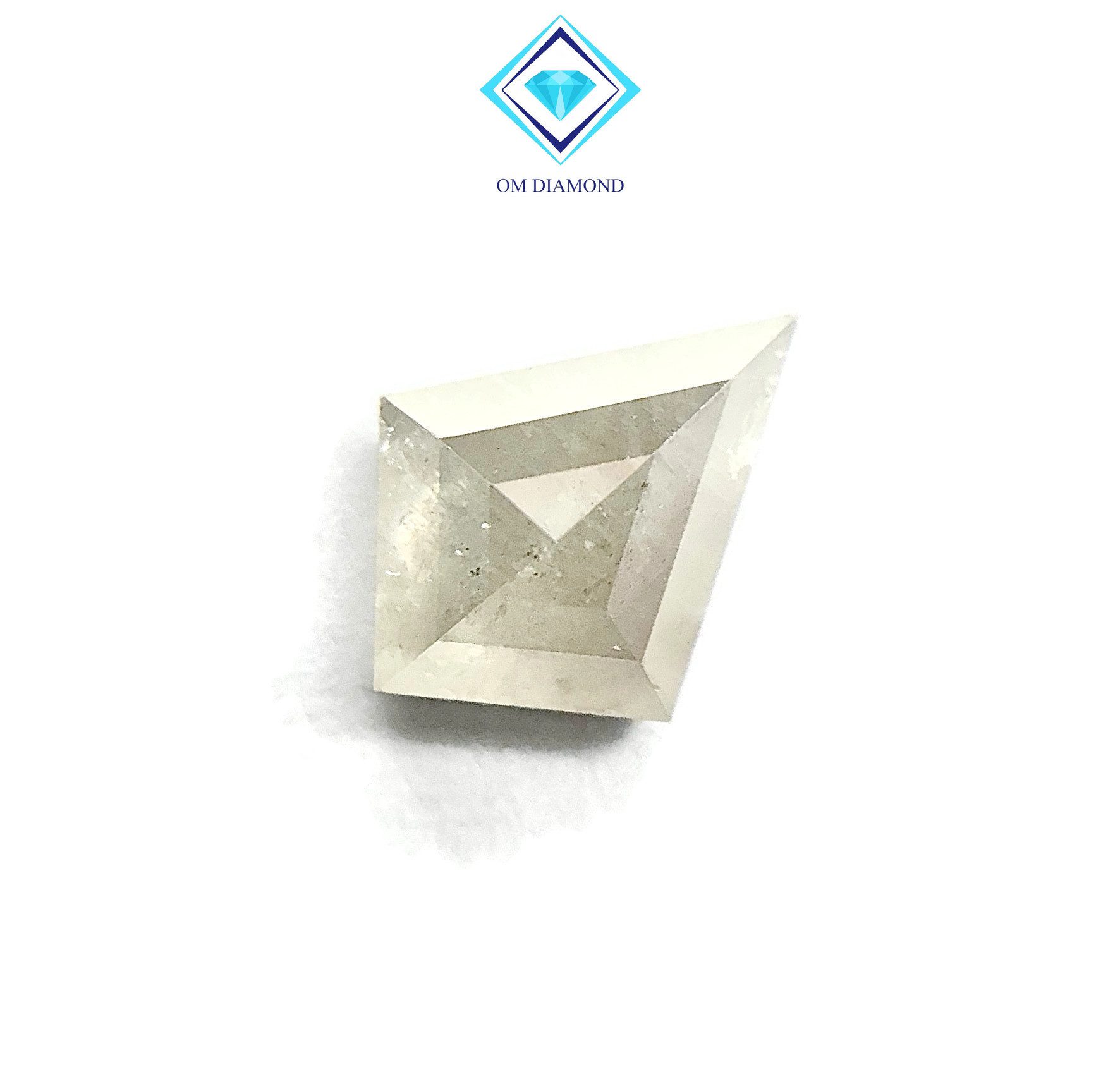 Milky White Kite Cut Diamond - Image 3