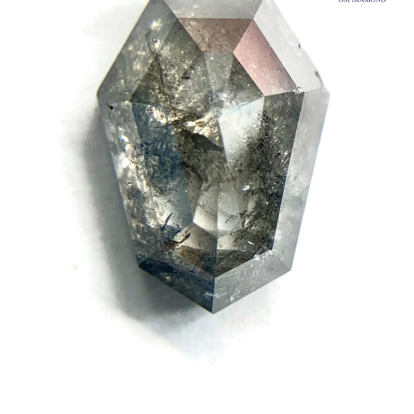 Shield Cut Salt and Pepper Diamond - Image 2