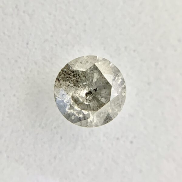 Salt and Pepper Round Brilliant Cut Diamond - Image 3