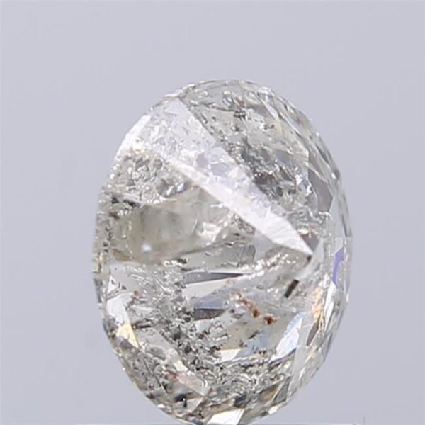 1.20 Carat Round Brilliant Cut Natural Diamond (I Color, I3 Clarity, Non-Certified) - Image 3