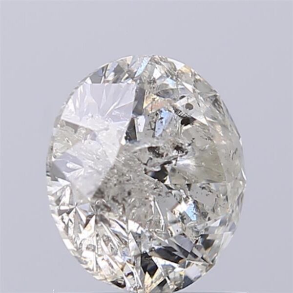 1.20 Carat Round Brilliant Cut Natural Diamond (I Color, I3 Clarity, Non-Certified) - Image 5