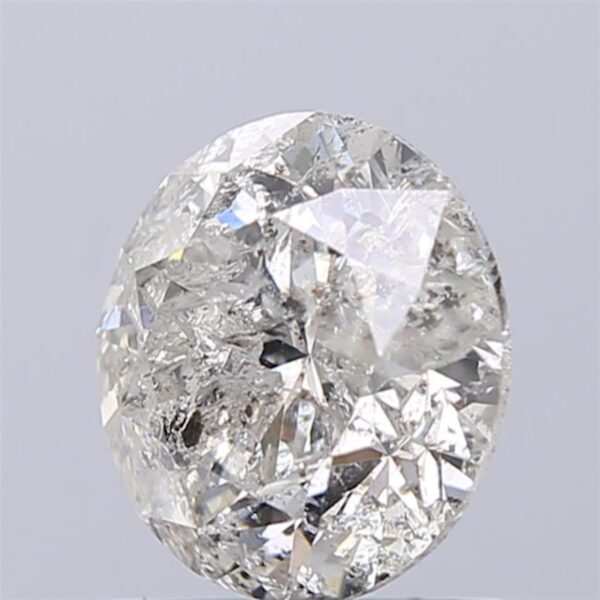 1.20 Carat Round Brilliant Cut Natural Diamond (I Color, I3 Clarity, Non-Certified) - Image 6