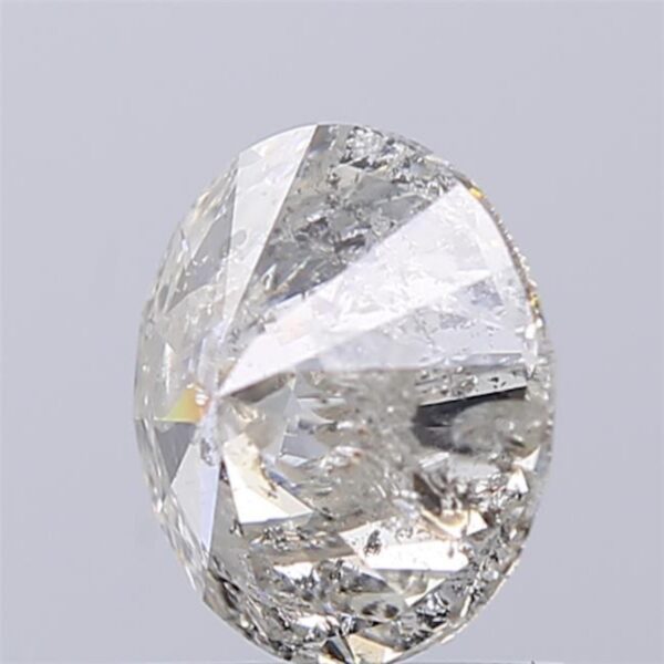 1.20 Carat Round Brilliant Cut Natural Diamond (I Color, I3 Clarity, Non-Certified) - Image 4