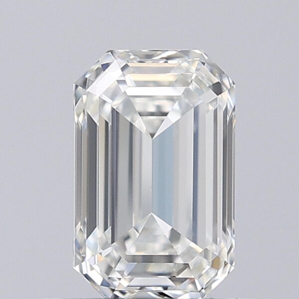 0.80 Carat Emerald Cut Natural Diamond (I, VS2) with GIA Certificate – OMD49D - Image 2